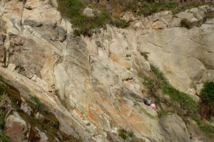 Complex magmatic layering of tourmaline within the Tregonning Granite