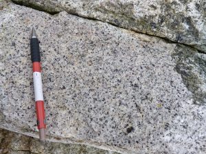 Tourmaline granite with globular quartz